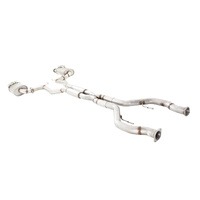 HOLDEN COMMODORE VE/VF SEDAN/WAGON V8 TWIN 3" XFORCE 409 STAINLESS STEEL CATBACK EXHAUST SYSTEM WITH VAREX REAR MUFFLERS