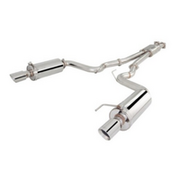 FORD MUSTANG GT 5.0L V8 XFORCE TWIN 3" STAINLESS STEEL CAT BACK EXHAUST SYSTEM