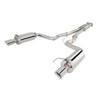 FORD MUSTANG GT 5.0L V8 XFORCE TWIN 3" STAINLESS STEEL CAT BACK EXHAUST SYSTEM WITH VAREX