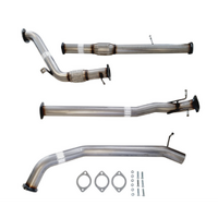 PERFORM-EX 3" STAINLESS STEEL CAT/PIPE ONLY TURBO BACK EXHAUST SYSTEM FITS FORD RANGER PX 3.2L 5CYL 2011-2016