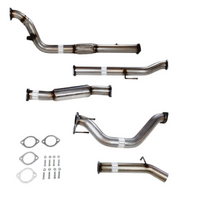 PERFORM-EX 3" STAINLESS STEEL NO CAT/HOTDOG TURBO BACK EXHAUST SYSTEM FITS TOYOTA HILUX KUN26R 3.0L 4CYL 2005-2015