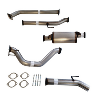 PERFORM-EX 3" STAINLESS STEEL WITH MUFFLER DPF BACK EXHAUST SYSTEM FITS TOYOTA HILUX GUN126R 2.8L 4CYL 2015-ON