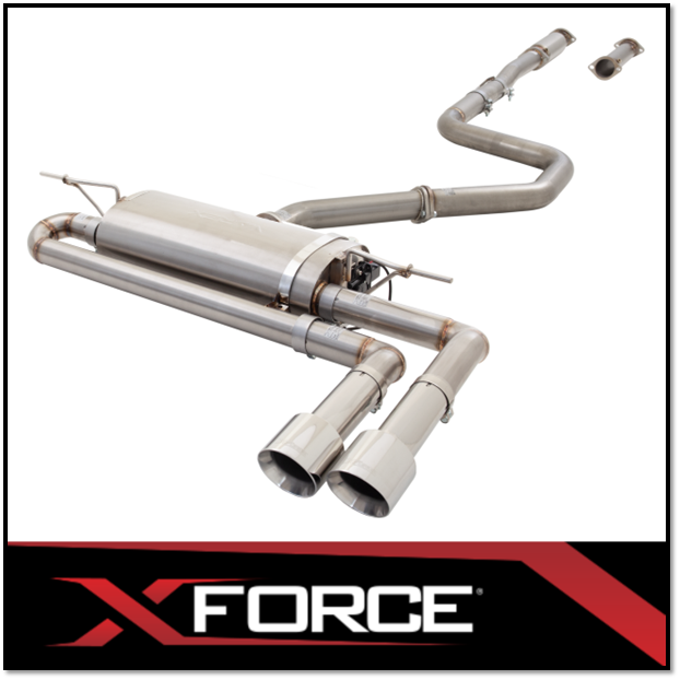 XFORCE VAREX 3" CAT BACK EXHAUST SYSTEM FITS HYUNDAI i30 N LINE SEDAN 1.6L G4FP TURBO 11/2020ON