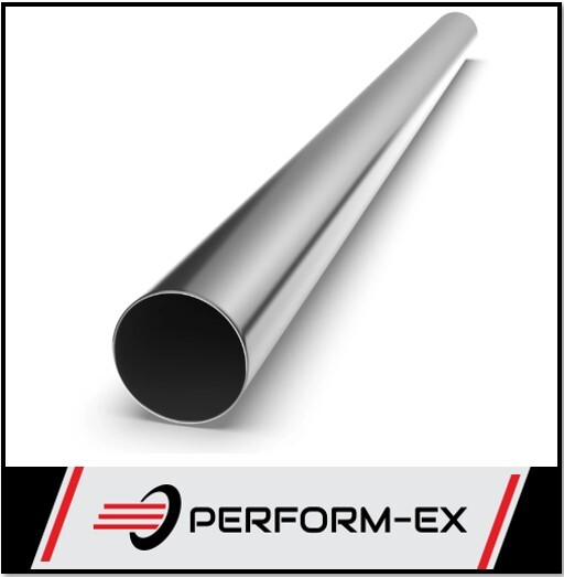 3" INCH (76MM) 304 GRADE STAINLESS STEEL EXHAUST PIPE TUBE 1 METRE - VE