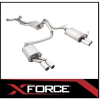 FORD FALCON FG GS/GT FPV SEDAN XFORCE S/STEEL QUAD 2 1/2" CATBACK EXHAUST SYSTEM FORD FALCON FG GS/GT FPV SEDAN XFORCE S/STEEL QUAD 2 1/2" CATBACK EXHAUST SYSTEM