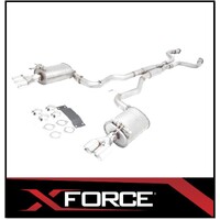 HOLDEN COMMODORE VE VF SEDAN/WAGON SS/SV6 TWIN 2 1/4" XFORCE 409 STAINLESS STEEL CATBACK EXHAUST SYSTEM HOLDEN COMMODORE VE VF SEDAN/WAGON SS/SV6 TWIN 2 1/4" XFORCE 409 STAINLESS STEEL CATBACK EXHAUST SYSTEM
