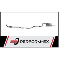 STANDARD ENGINE BACK EXHAUST SYSTEM FITS FORD FALCON BA UTE LPG 6CYL 10/02-9/05