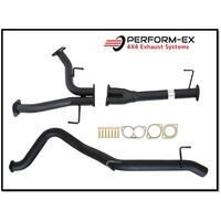 PERFORM-EX TWIN 2 1/2" TO 3" DPF BACK PIPE ONLY EXHAUST FITS TOYOTA LANDCRUISER VDJ200R