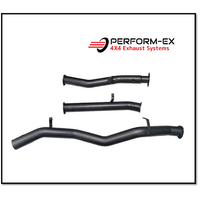 PERFORM-EX 3.5" SS PIPE ONLY DPF BACK EXHAUST FITS TOYOTA LANDCRUISER VDJ79R V8