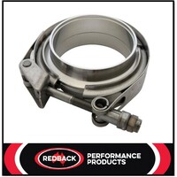 REDBACK 2 1/4" 57MM EXHAUST STAINLESS STEEL QUICK RELEASE CLAMP KIT