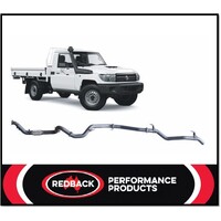 REDBACK 3" 409 SS CAT/PIPE EXHAUST FITS TOYOTA LANDCRUISER VDJ79R 07-16 S/CAB