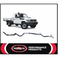REDBACK 3" 409 SS CAT/PIPE EXHAUST FITS TOYOTA LANDCRUISER VDJ79R 07-16 S/CAB REDBACK 3" 409 SS CAT/PIPE EXHAUST FITS TOYOTA LANDCRUISER VDJ79R 07-16 S/CAB