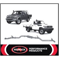REDBACK 3" SS RESONATOR DPF BACK EXHAUST FITS TOYOTA LANDCRUISER VDJ79R 16-ON REDBACK 3" SS RESONATOR DPF BACK EXHAUST FITS TOYOTA LANDCRUISER VDJ79R 16-ON