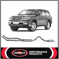 REDBACK 3" 409 SS NO CAT/2 MUFFLER EXHAUST FITS TOYOTA LANDCRUISER VDJ200R 07-15 REDBACK 3" 409 SS NO CAT/2 MUFFLER EXHAUST FITS TOYOTA LANDCRUISER VDJ200R 07-15