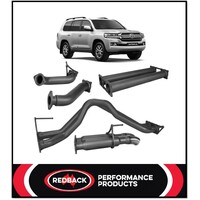 REDBACK 3" 409 SS REAR RESONATOR EXHAUST FITS TOYOTA LANDCRUISER VDJ200R 2015-21 REDBACK 3" 409 SS REAR RESONATOR EXHAUST FITS TOYOTA LANDCRUISER VDJ200R 2015-21
