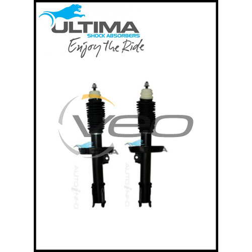 FRONT ULTIMA GAS STRUTS (PAIR) FITS HOLDEN ASTRA TS 2.2L HATCHBACK 10/01-7/04