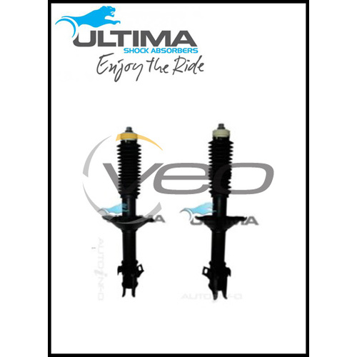 FRONT NITRO GAS ULTIMA STRUTS (PAIR) FITS SUBARU FORESTER SF GT 9/98-12/00