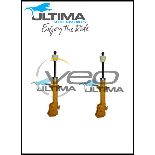 FRONT NITRO GAS ULTIMA STRUTS (PAIR) FITS TOYOTA ECHO NCP12R 10/99-10/05