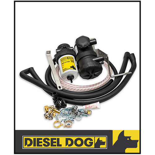 DIESEL DOG FUEL FILTER / CATCH CAN DUAL KIT FITS MAZDA BT-50 UP 3.2L 5CYL