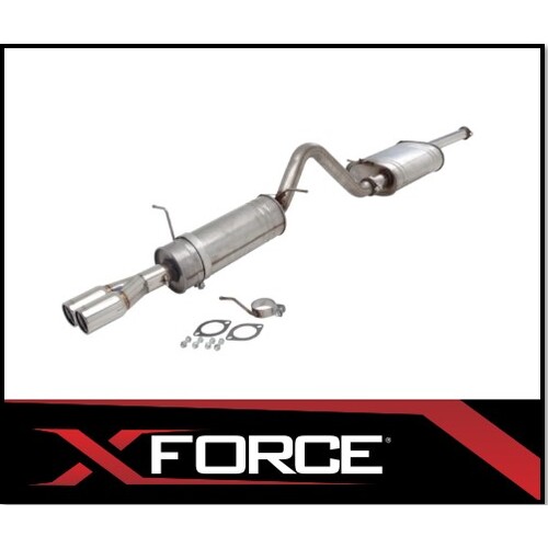 FORD FALCON FG XR6 NON TURBO UTE XFORCE 2 1/2" STAINLESS STEEL CAT BACK EXHAUST SYSTEM