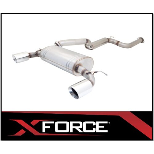 FORD FOCUS XR5 TURBO HATCHBACK XFORCE 3" STAINLESS STEEL CAT BACK EXHAUST SYSTEM