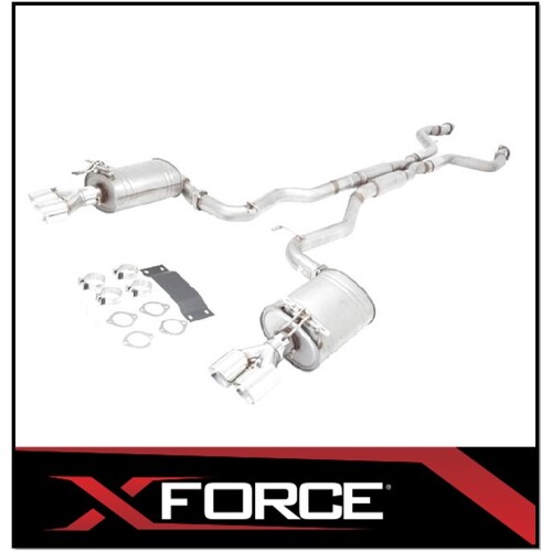 HOLDEN COMMODORE VE/VF UTE SS/SV6 TWIN 3" XFORCE 409 STAINLESS STEEL CATBACK EXHAUST SYSTEM