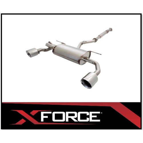 XFORCE 2.5" STAINLESS STEEL CATBACK EXHAUST SYSTEM FITS TOYOTA 86 ZN6 6/2012-12/2021
