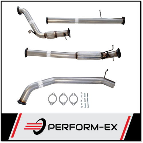 PERFORM-EX 3" STAINLESS STEEL NO CAT/HOTDOG TURBO BACK EXHAUST SYSTEM FITS FORD RANGER PX 3.2L 5CYL 2011-2016