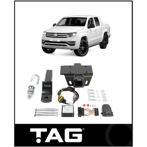 TAG TOWBAR KIT (3000KG) FITS VOLKSWAGEN AMAROK 2H 9/2010-ON WITH STEP