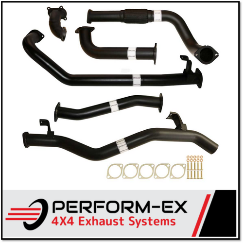 PERFORM-EX 3" TURBO BACK EXHAUST PIPE ONLY FITS TOYOTA LANDCRUISER HDJ79R 1999-2007