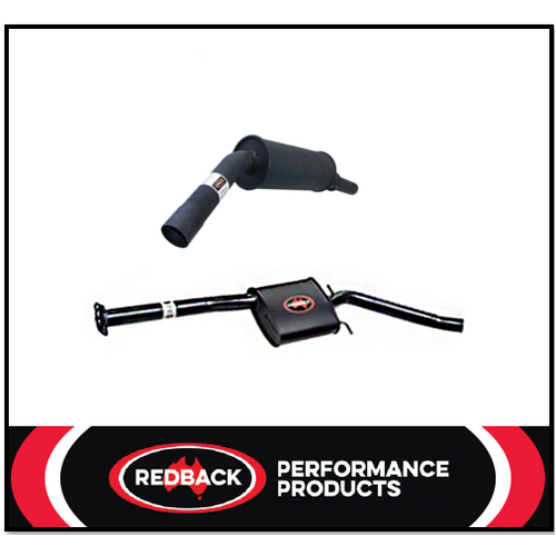 REDBACK 2.5" CATBACK EXHAUST SYSTEM WITH REAR MUFFLER FITS HOLDEN COMMODORE VT VX VY V6 WAGON/UTE